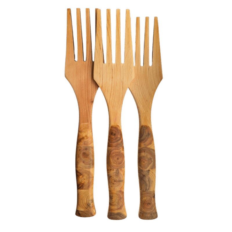 Lepast ja kadakast pannikahvlid