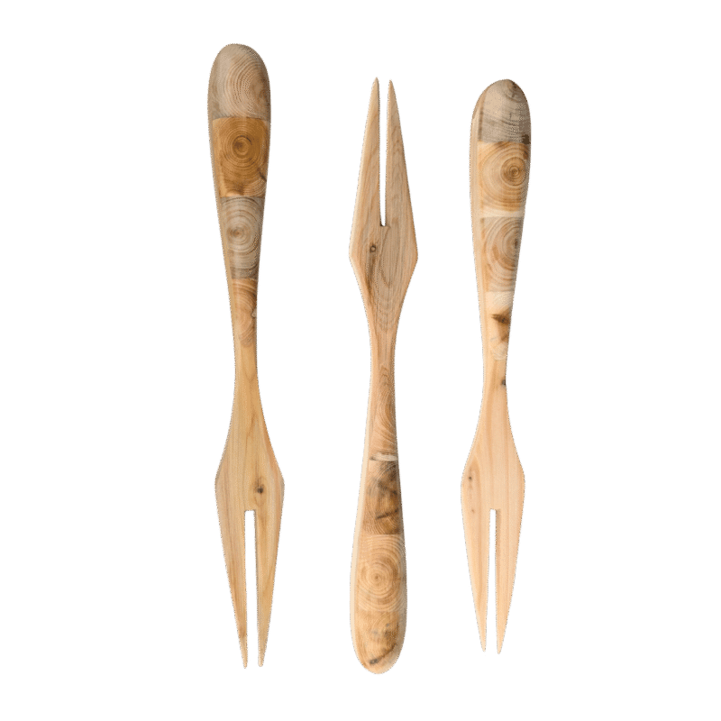 Mosaiik kahvlid kadakast